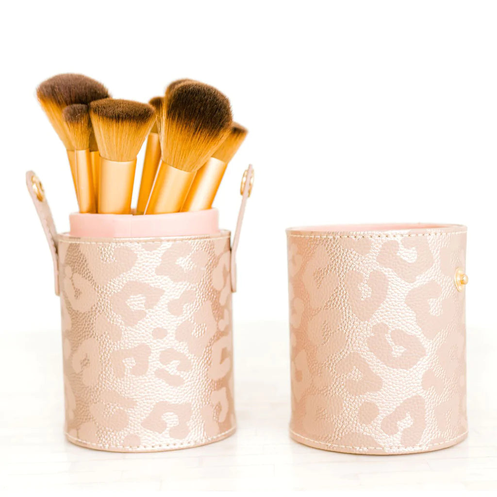 Hollis | Brush Holder in Leopard Fashionable Handbags At Must-Have Prices
