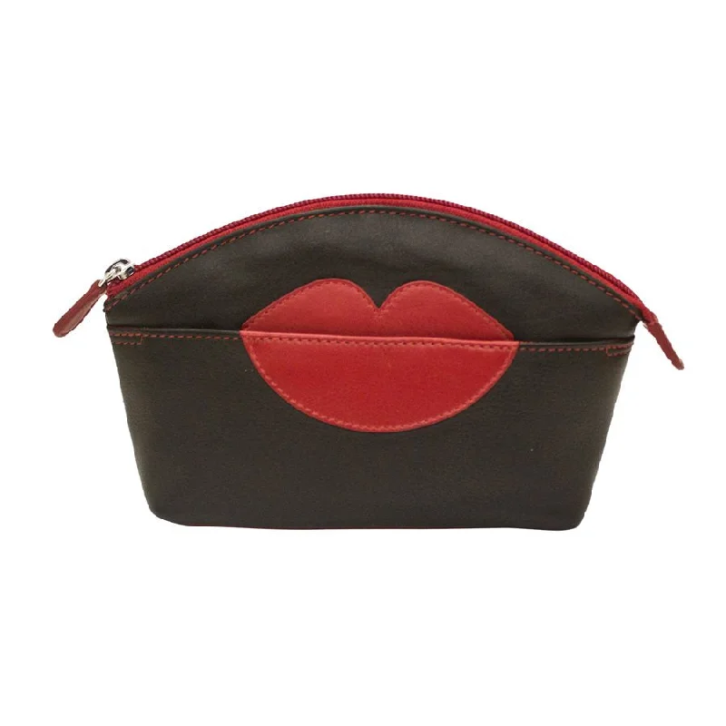 Leather Hot Lips Cosmetic Case Grab Stylish Bags Before They're Gone