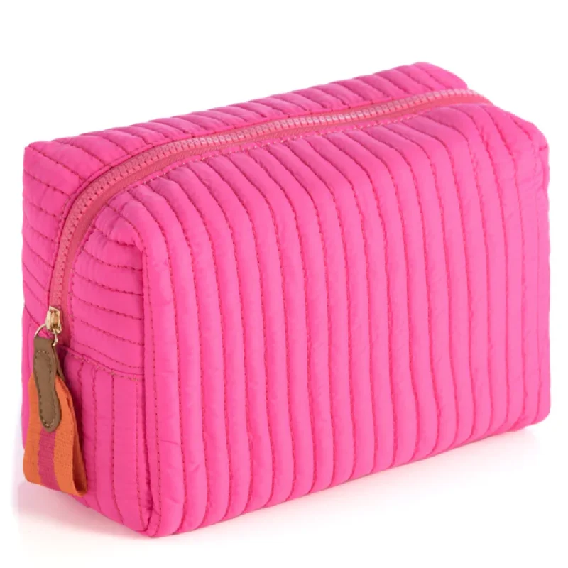 Large Ezra Cosmetic Pouch - Magenta