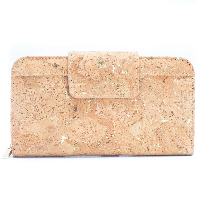 Lux Golden cork bifold natural vegan women's wallet BAG-2201 Stylish Totes With Special Discounts Lux Golden cork bifold natural vegan women's wallet BAG-2201 Stylish Totes With Special Discounts