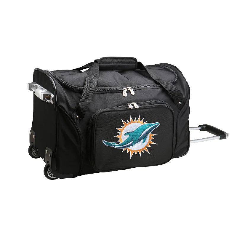 Miami Dolphins Luggage | Miami Dolphins Wheeled Carry On Luggage