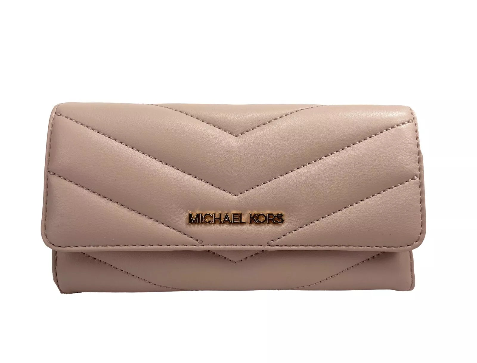 Michael Kors Jet Set Travel Large Quilted Leather Trifold Wallet Powder Blush Grab Stylish Bags Before They're Gone Michael Kors Jet Set Travel Large Quilted Leather Trifold Wallet Powder Blush Grab Stylish Bags Before They're Gone