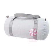 MINT Grey Seersucker Medium Duffle Chic Bags, Shop Now & Save