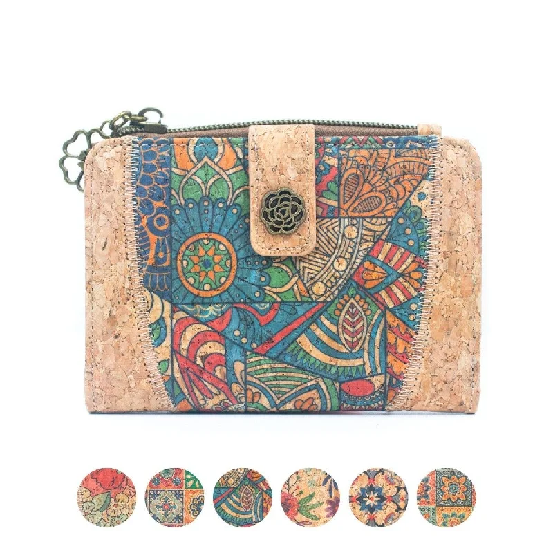 Natural Cork Floral-Print Women's Compact Wallet BAGF-077 The Ultimate Sale On Must-Have Handbags Natural Cork Floral-Print Women's Compact Wallet BAGF-077 The Ultimate Sale On Must-Have Handbags