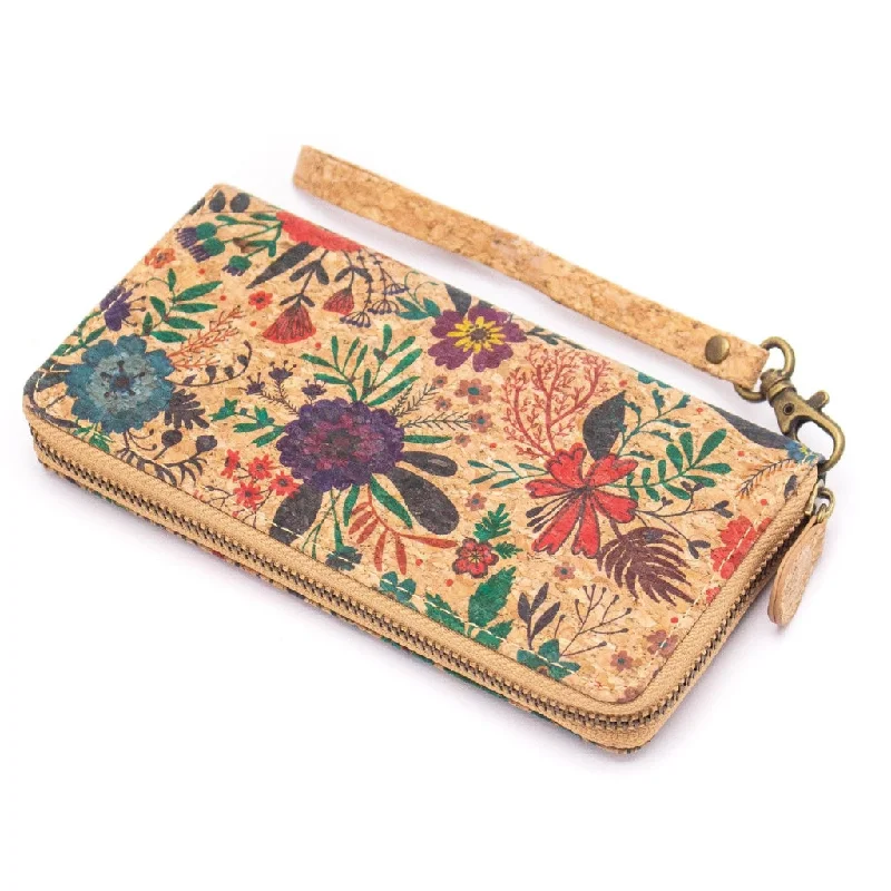 Natural cork with flower pattern zipper women wallet BAG-324-R novo Statement Handbags At Unbeatable Discounts Natural cork with flower pattern zipper women wallet BAG-324-R novo Statement Handbags At Unbeatable Discounts