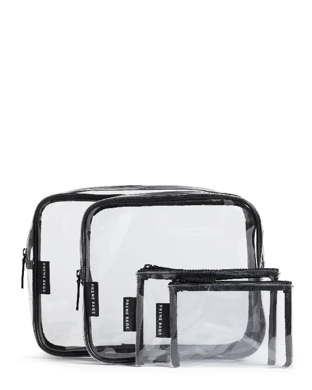 Organizer / Organiser Case Set of Four (CLEAR) The Ultimate Sale On Must-Have Handbags