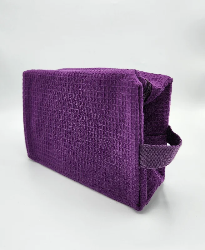 Plum Waffle Toiletry Bag Affordable Luxury – Exclusive Savings On Premium Bags