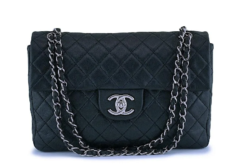 Rare Chanel Black Soft Caviar Maxi "Jumbo XL" Classic Double Flap Bag SHW Everyday Handbags At Wallet-Friendly Prices Rare Chanel Black Soft Caviar Maxi "Jumbo XL" Classic Double Flap Bag SHW Everyday Handbags At Wallet-Friendly Prices