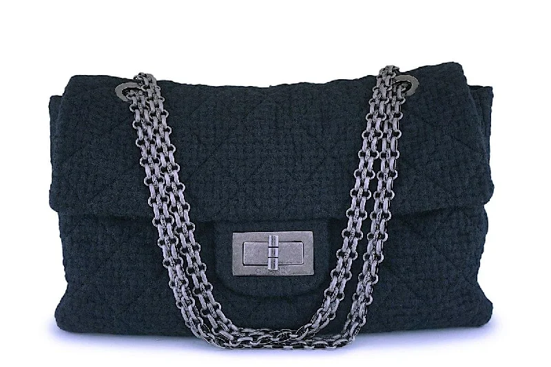 Rare Chanel Black Tweed XXL Supermodel Reissue Flap Bag Weekender RHW Luxury Meets Affordability – Shop Stunning Bags Now Rare Chanel Black Tweed XXL Supermodel Reissue Flap Bag Weekender RHW Luxury Meets Affordability – Shop Stunning Bags Now