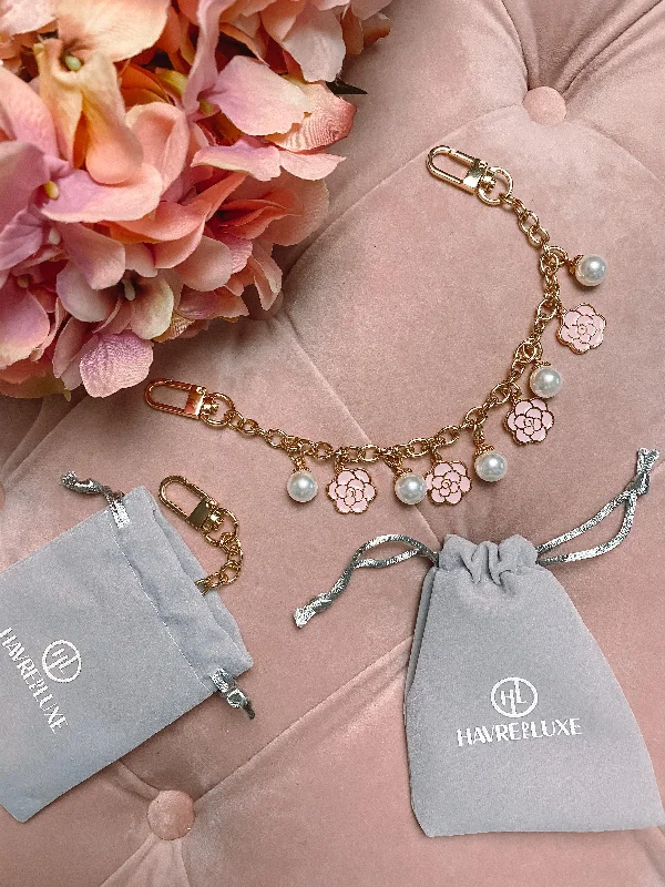 Rose Camélia Handbag Charm Don't Miss Out – Shop Fashionable Bags At Special Rates