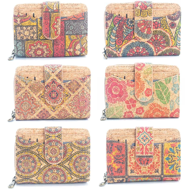 Short Natural Cork Women's Printed Wallet with Card Holder BAGD-499-6 Affordable Luxury With Top-Quality Handbags Short Natural Cork Women's Printed Wallet with Card Holder BAGD-499-6 Affordable Luxury With Top-Quality Handbags