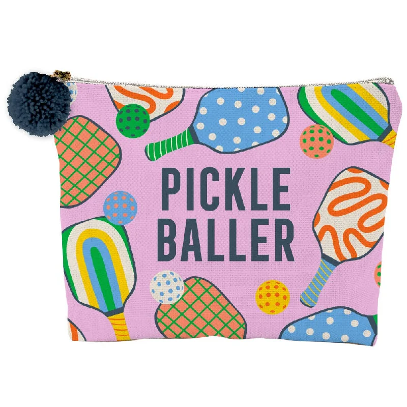 Canvas Pickle Baller Zip Pouch