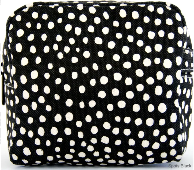 Spots Black Small Cosmetic Bag Your Perfect Bag At The Perfect Price