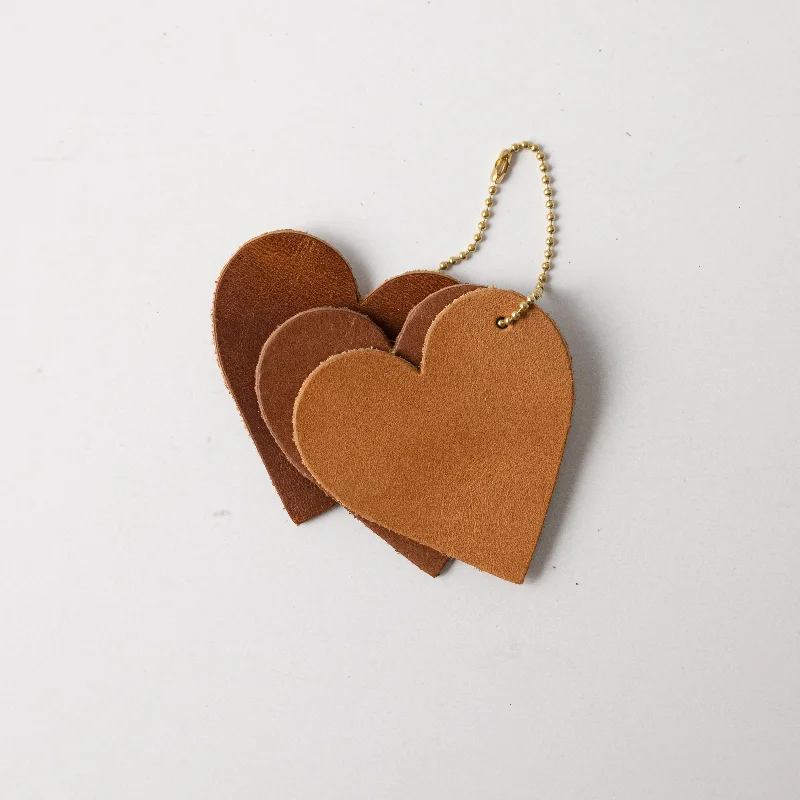 Tan Heart Charms Designer Bags, Low Prices