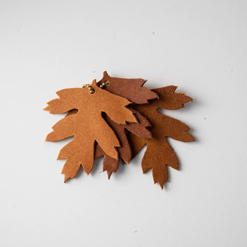 Tan Leaf Charms Trendy Totes, Shop & Save