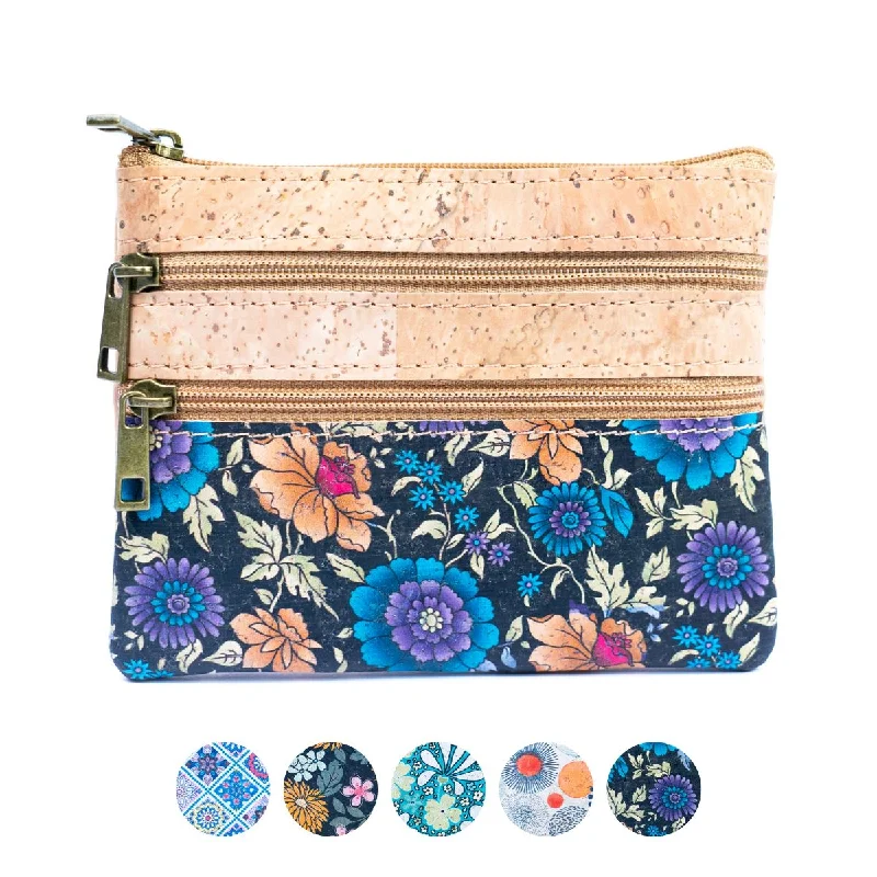 Chic Printed Cork Mini Wallet with Triple Zippers for Women BAG-2327 Timeless Handbags Now At Special Discounts Chic Printed Cork Mini Wallet with Triple Zippers for Women BAG-2327 Timeless Handbags Now At Special Discounts