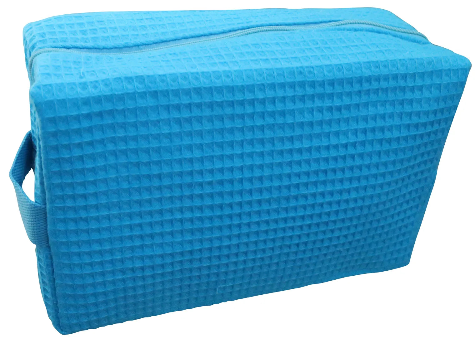 Tropical Blue Waffle Toiletry Bag Elegant Purses At Clearance Prices