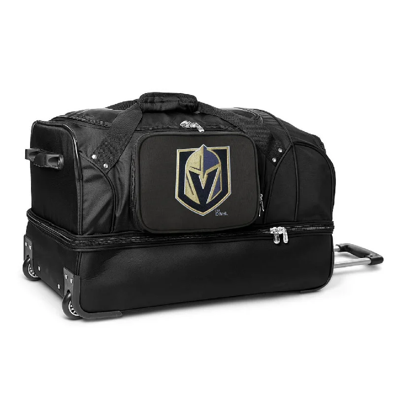 Vegas Golden Knights 27" Rolling Bottom Duffel in Black Fashion-Forward Bags, Now On Sale