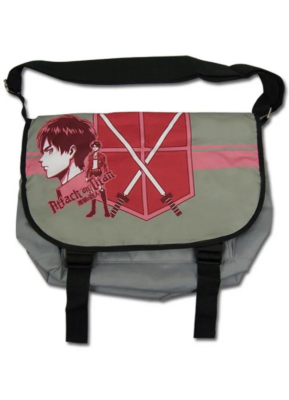 Attack on Titan - Eren Yeager Red Messenger Bag Premium Handbags At Exclusive Prices Attack on Titan - Eren Yeager Red Messenger Bag Premium Handbags At Exclusive Prices