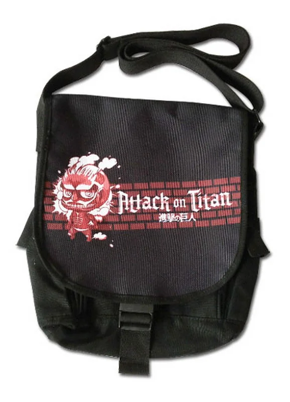 Attack on Titan - Titan Red Messenger Bag Elegant Bags With Limited Stock Available