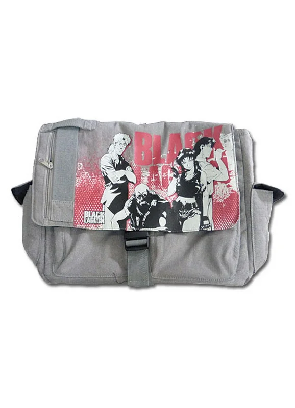 Black Lagoon - Group Gray Messenger Bag