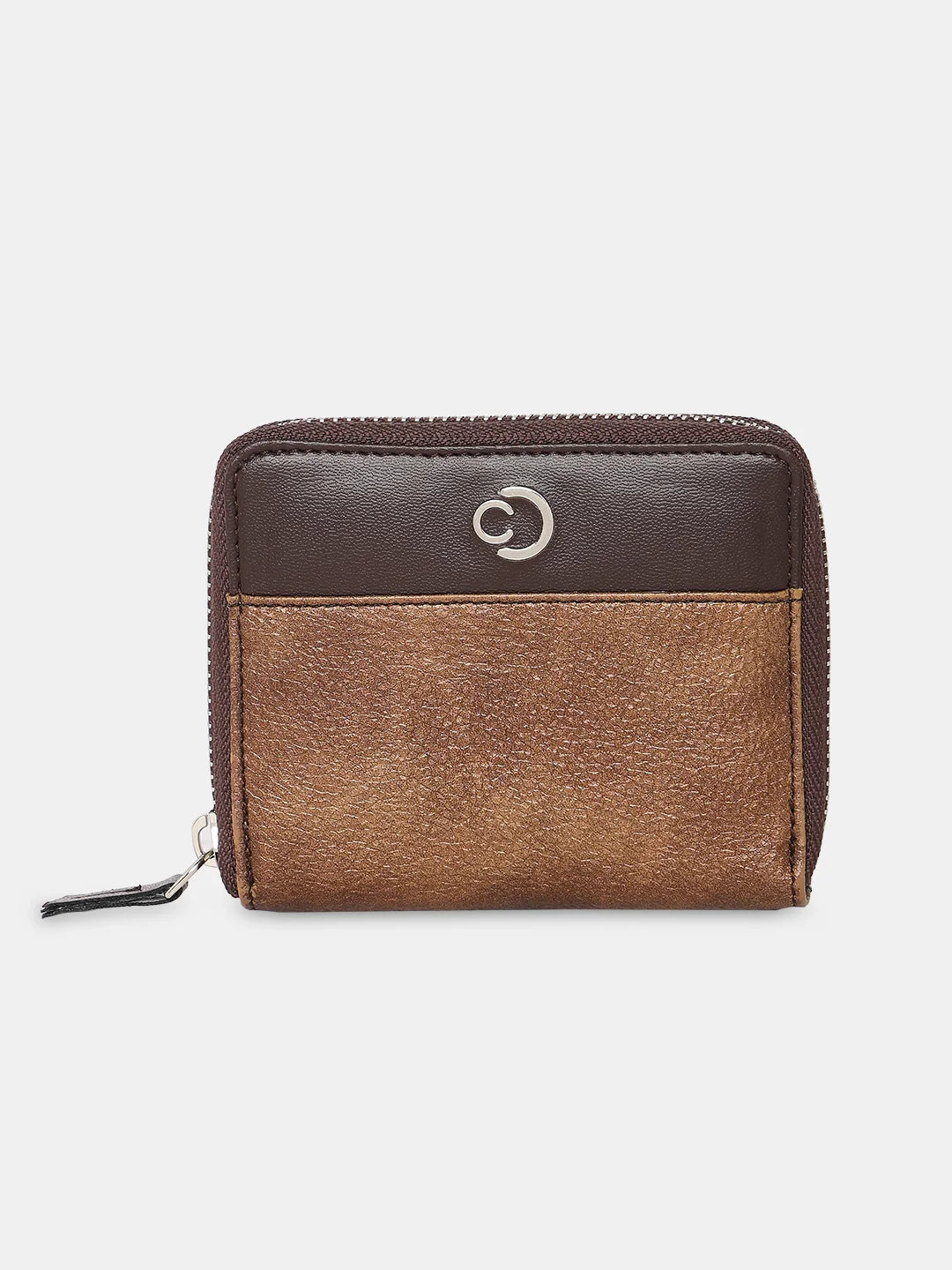 Caprese Olivia Wallet Small Zip Around Brown Limited-Stock Bag Clearance – Hurry