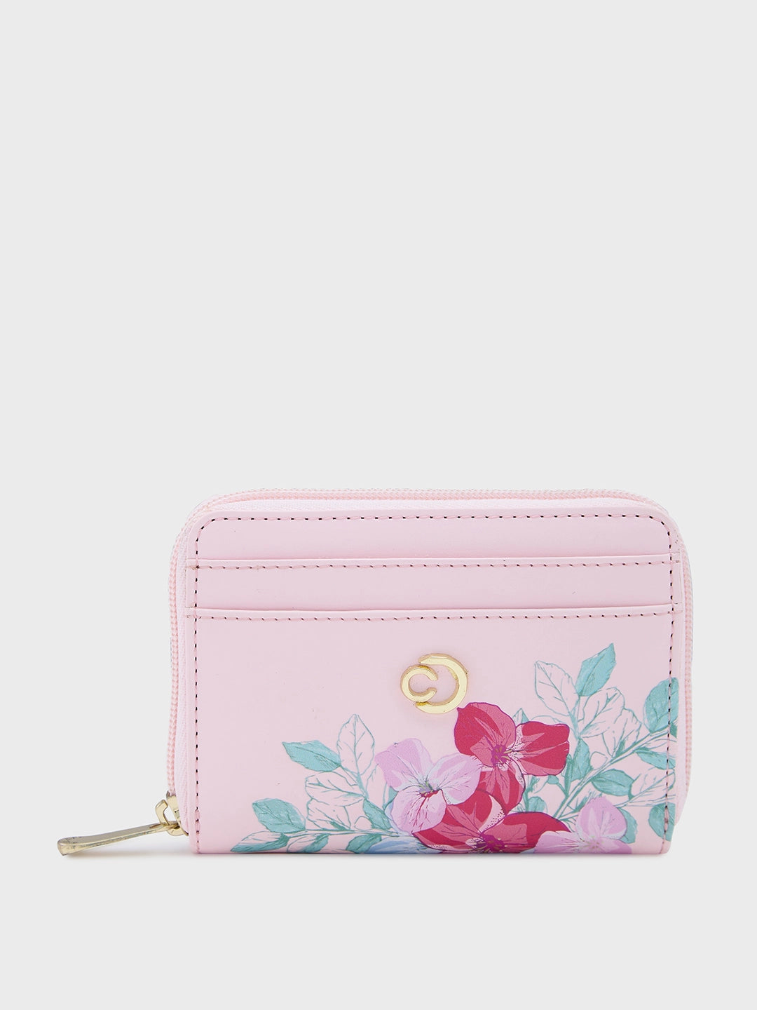 Caprese Shanaya Zip Around Printed Wallet Small Pink Fashion-Forward Bags, Now On Sale Caprese Shanaya Zip Around Printed Wallet Small Pink Fashion-Forward Bags, Now On Sale