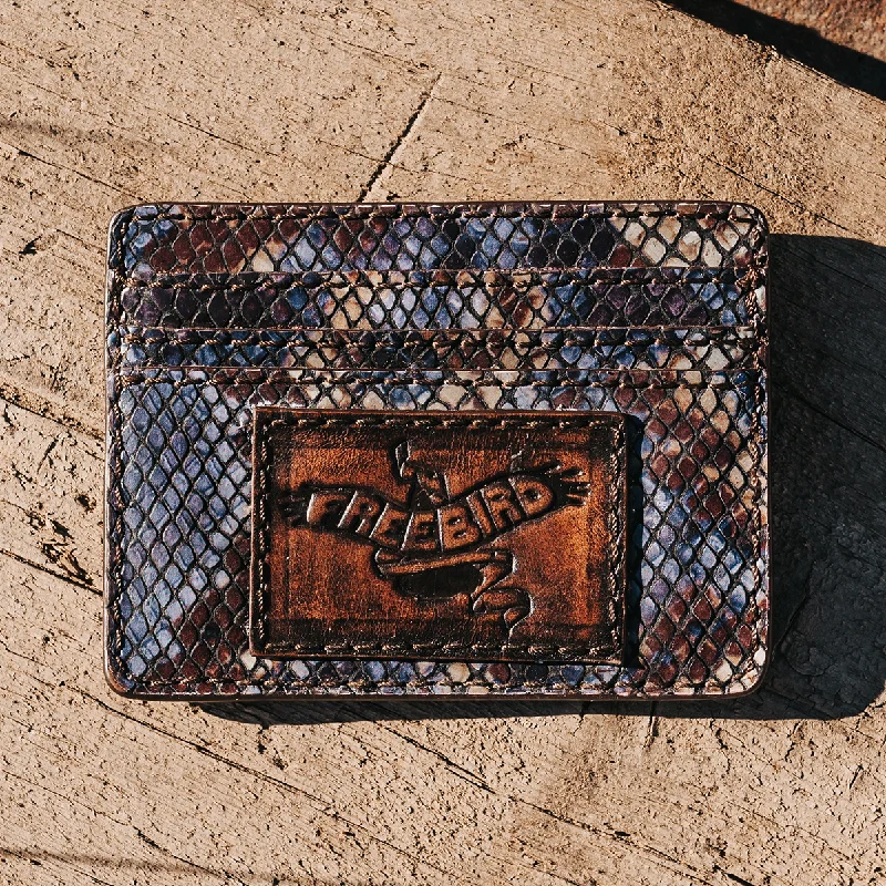 Cc wallet - Blue multi snake Grab Stylish Bags Before They're Gone
