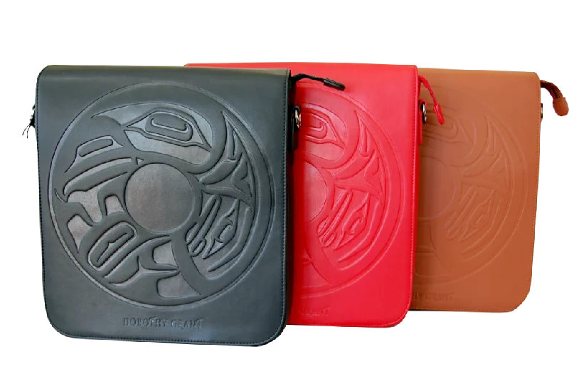 Bag- Authentic Dorothy Grant, Messenger, Leather, Raven Circle, Various Colors Upgrade Your Look With Our Bag Sale Bag- Authentic Dorothy Grant, Messenger, Leather, Raven Circle, Various Colors Upgrade Your Look With Our Bag Sale
