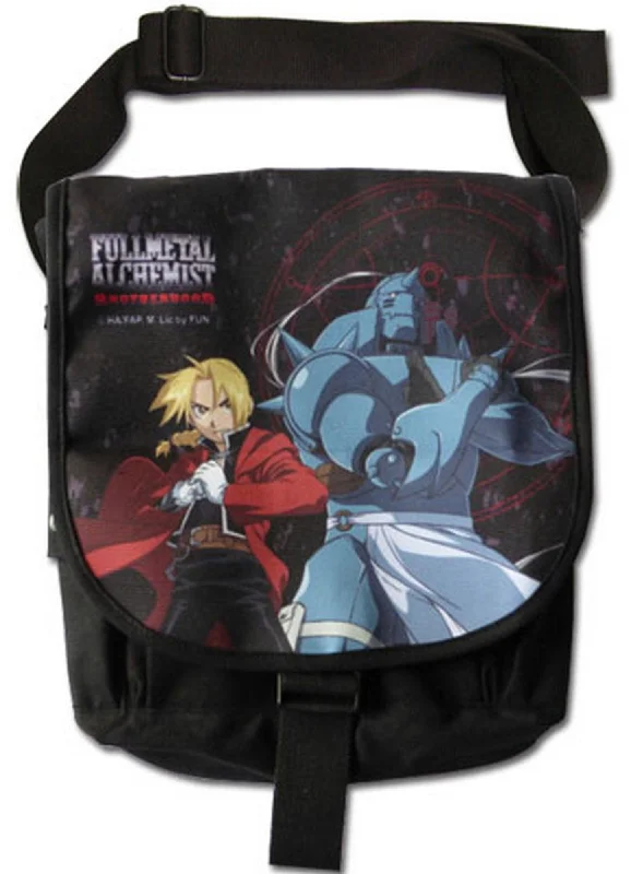 Fullmetal Alchemist: Brotherhood - Edward Elric "Ed" & Alphonse Elric "Al" Messenger Bag Chic And Affordable Bags – Grab Yours Today Fullmetal Alchemist: Brotherhood - Edward Elric "Ed" & Alphonse Elric "Al" Messenger Bag Chic And Affordable Bags – Grab Yours Today