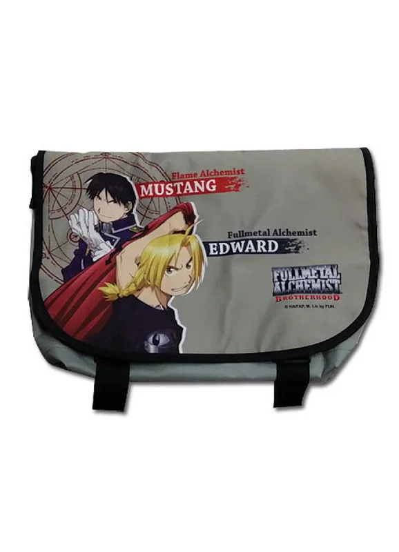 Fullmetal Alchemist: Brotherhood - Edward Elric "Ed" & Roy Mustang Messenger Bag Premium Handbags At Budget-Friendly Prices Fullmetal Alchemist: Brotherhood - Edward Elric "Ed" & Roy Mustang Messenger Bag Premium Handbags At Budget-Friendly Prices
