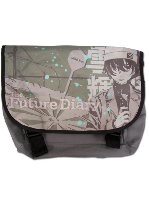 Future Diary - Yukiteru Amano Grey Messenger Bag Fashion-Forward Bags At Exclusive Promotional Prices Future Diary - Yukiteru Amano Grey Messenger Bag Fashion-Forward Bags At Exclusive Promotional Prices