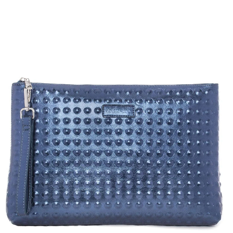 Gear 80 - Shimmer Studded Clutch Wristlet Timeless Handbags, Flash Sale