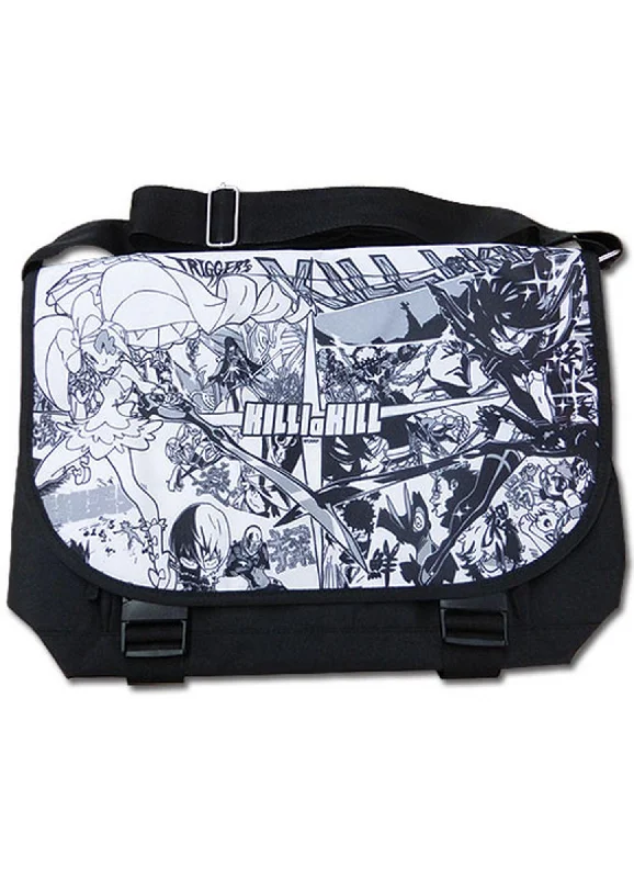 Kill La Kill - Black & White Messenger Bag Stylish And Functional Bags Now At Reduced Rates Kill La Kill - Black & White Messenger Bag Stylish And Functional Bags Now At Reduced Rates