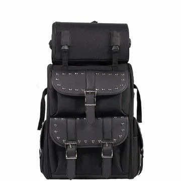 Large PVC Sissybar Bag With Studs Grab Your Favorite Handbags At Discounted Prices