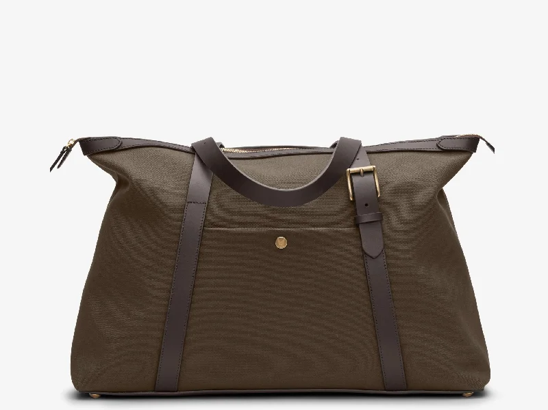 M/S Holdall – Army/Dark Brown Everyday Handbags At Wallet-Friendly Rates