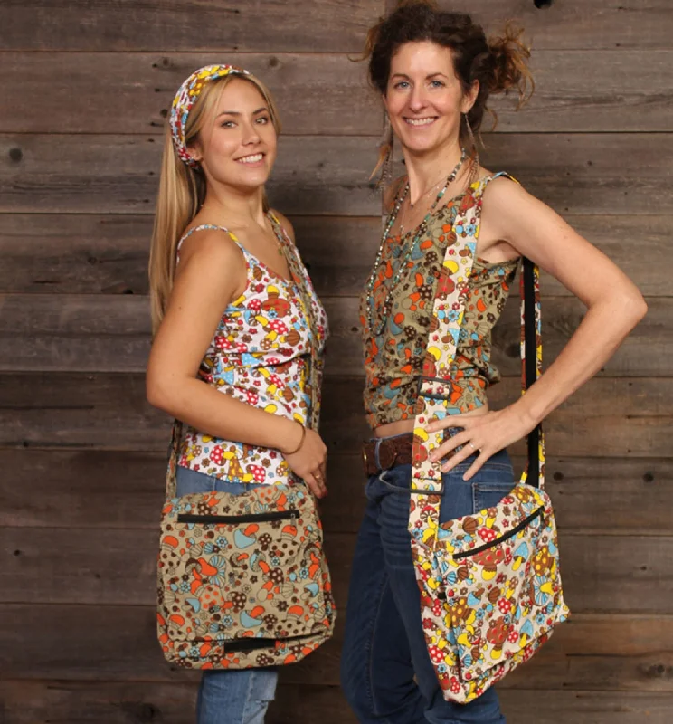 Mushroom Messenger Bag Luxury Totes, Affordable Prices