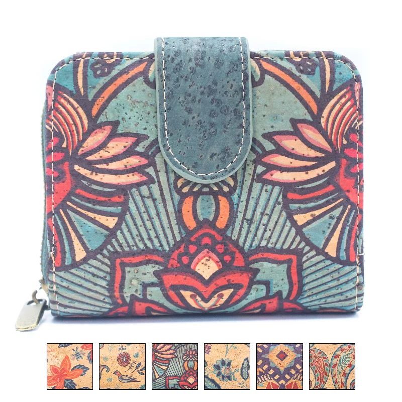Pattern cork card wallet Cork Wallet BAG-2087 Don't Miss Out – Handbag Discounts