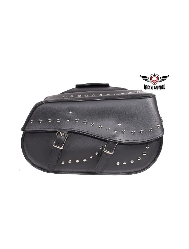 PVC Saddlebag With Studs 4068 Premium Quality Bags At Affordable Prices