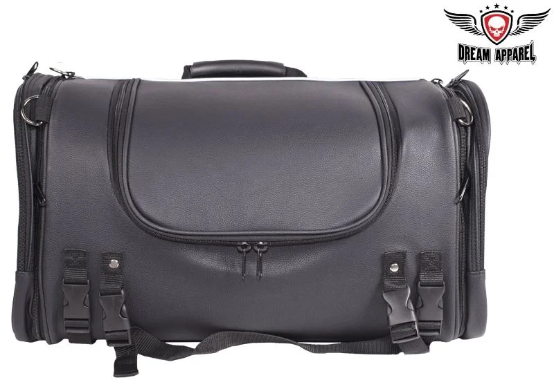 PVC Small SissyBar Trunk Bag Plain Limited-Stock Handbag Sale For A Stylish Look