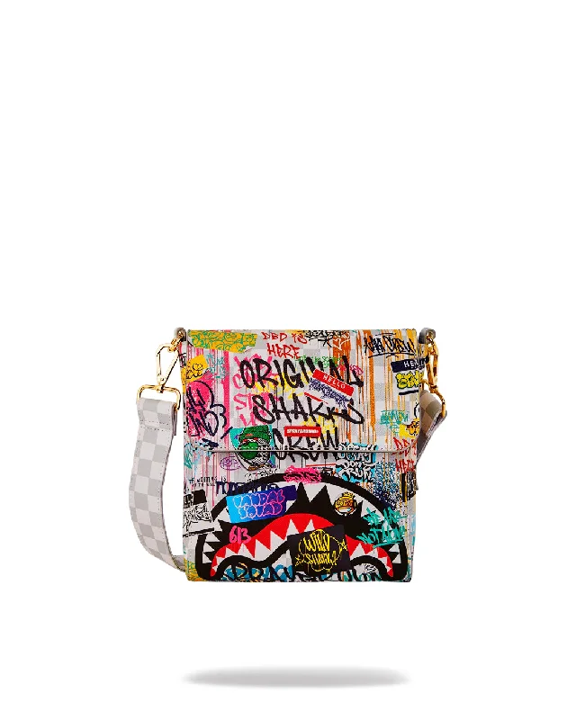Sprayground SIP THE RIZZ CREAM MESSENGER SLING Chic Handbags At Special Promotional Prices Sprayground SIP THE RIZZ CREAM MESSENGER SLING Chic Handbags At Special Promotional Prices