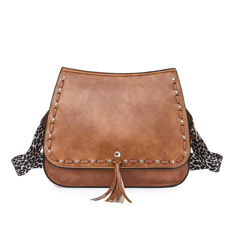 *Tassel Messenger Purse Bag - TAN Shop Stylish Bags At Unbeatable Prices
